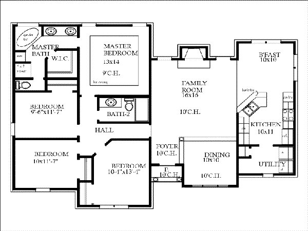 main floor house blueprint