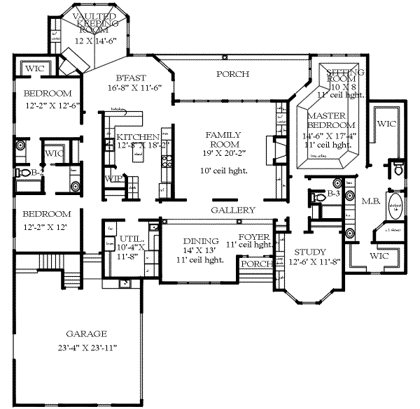 main floor house blueprint
