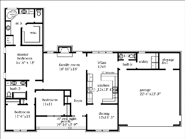 main floor house blueprint