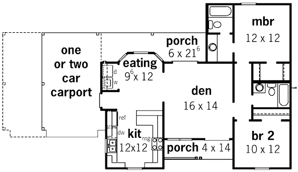 main floor house blueprint
