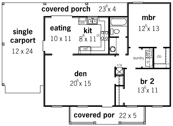 main floor house blueprint