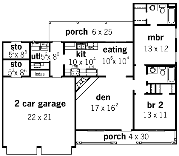 main floor house blueprint