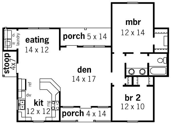 main floor house blueprint