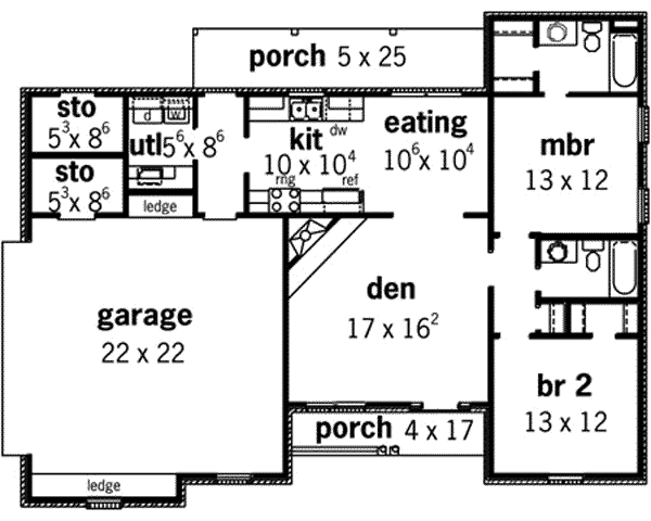 main floor house blueprint