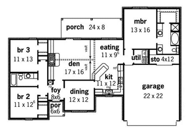 main floor house blueprint