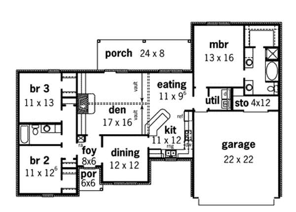 main floor house blueprint