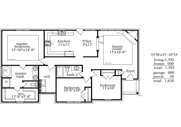 main floor house blueprint