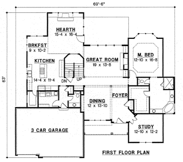 main floor house blueprint