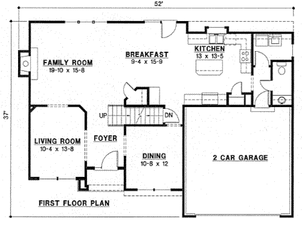 main floor house blueprint