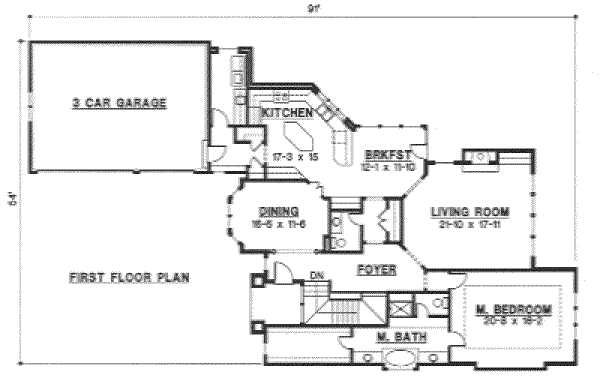 main floor house blueprint