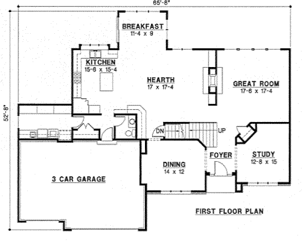 main floor house blueprint
