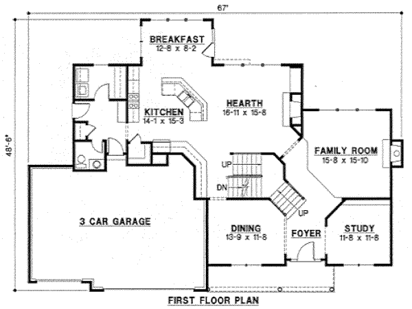 main floor house blueprint