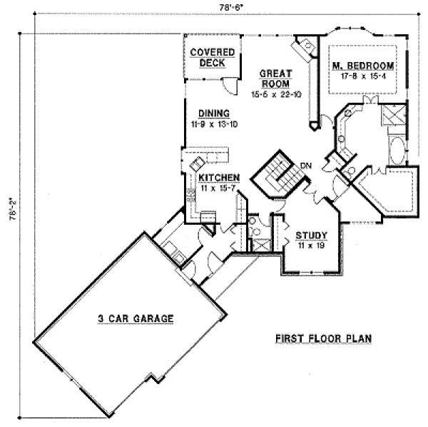 main floor house blueprint