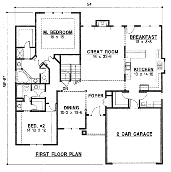 main floor house blueprint