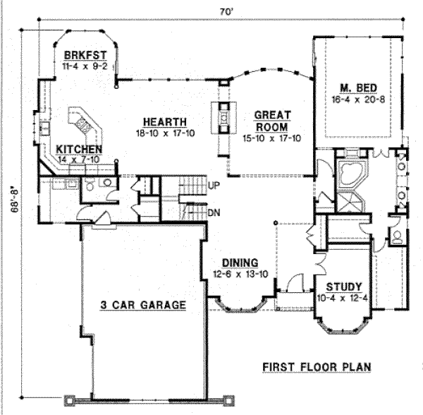 main floor house blueprint