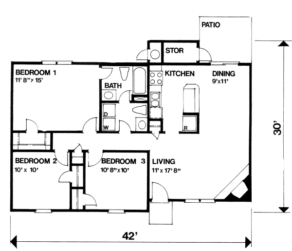 main floor house blueprint