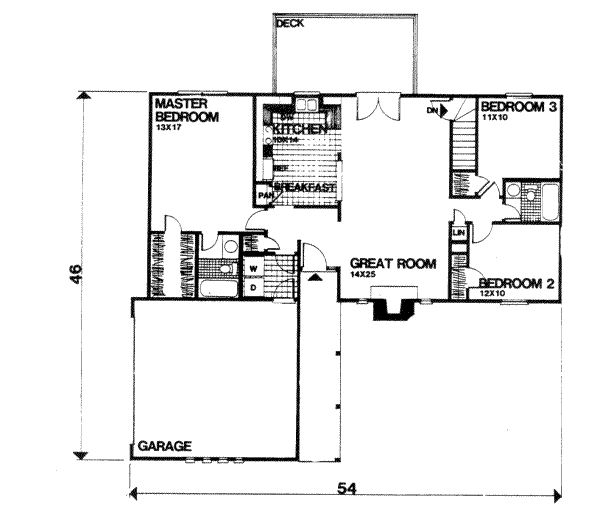 main floor house blueprint