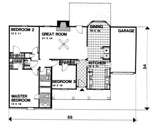 main floor house blueprint