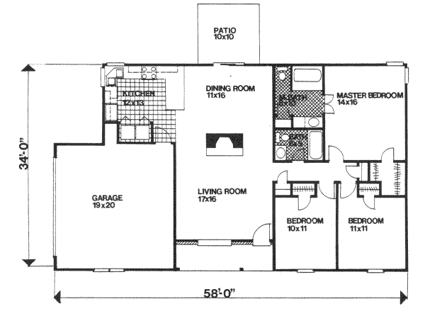 main floor house blueprint