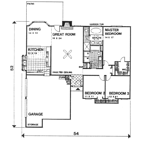 main floor house blueprint