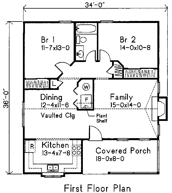 main floor house blueprint