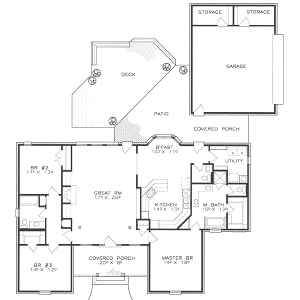 main floor house blueprint