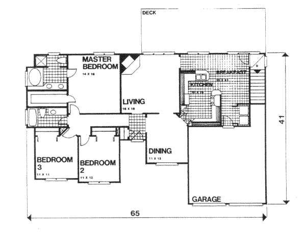 main floor house blueprint