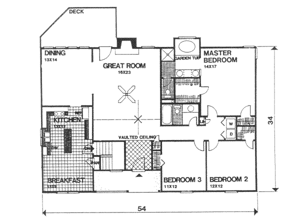 main floor house blueprint