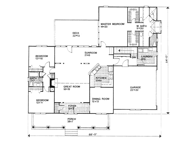 main floor house blueprint
