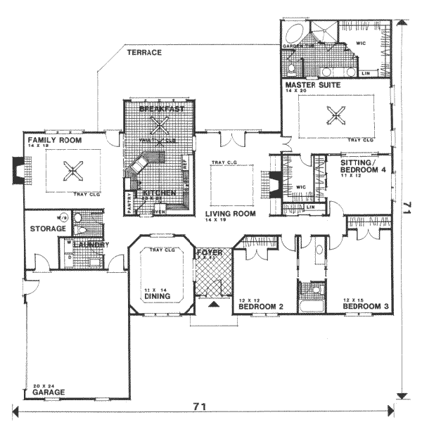 main floor house blueprint