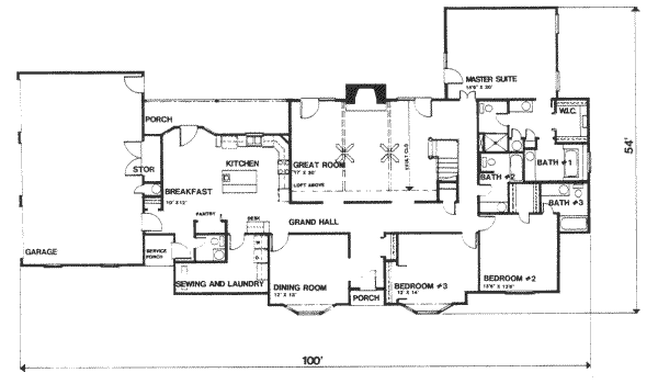 main floor house blueprint