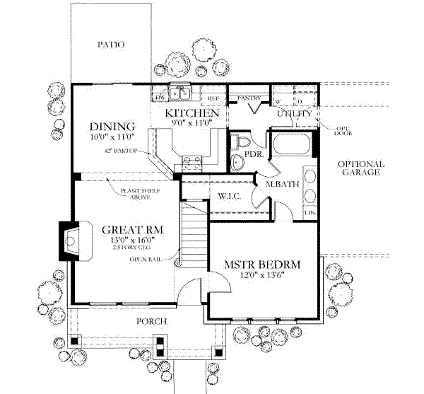 main floor house blueprint