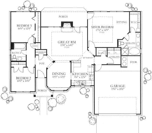 main floor house blueprint