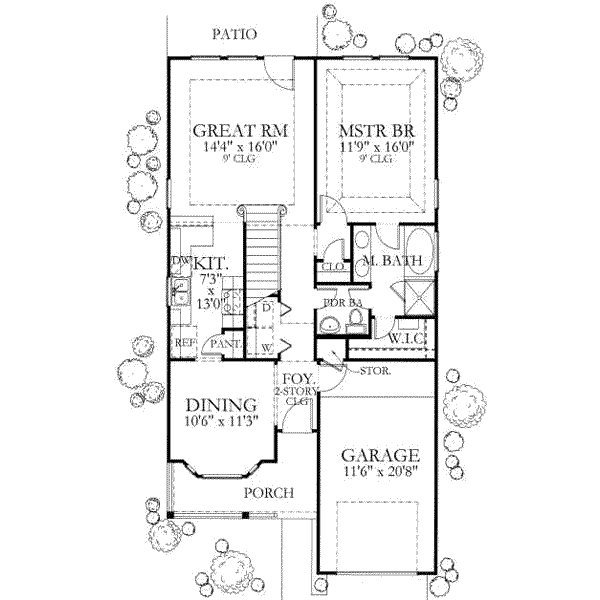 main floor house blueprint