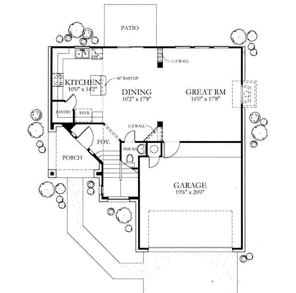 main floor house blueprint