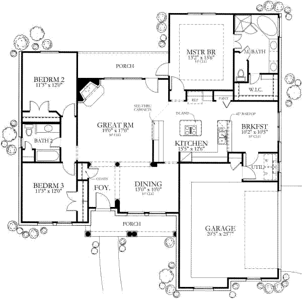 main floor house blueprint