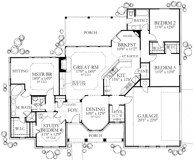 main floor house blueprint