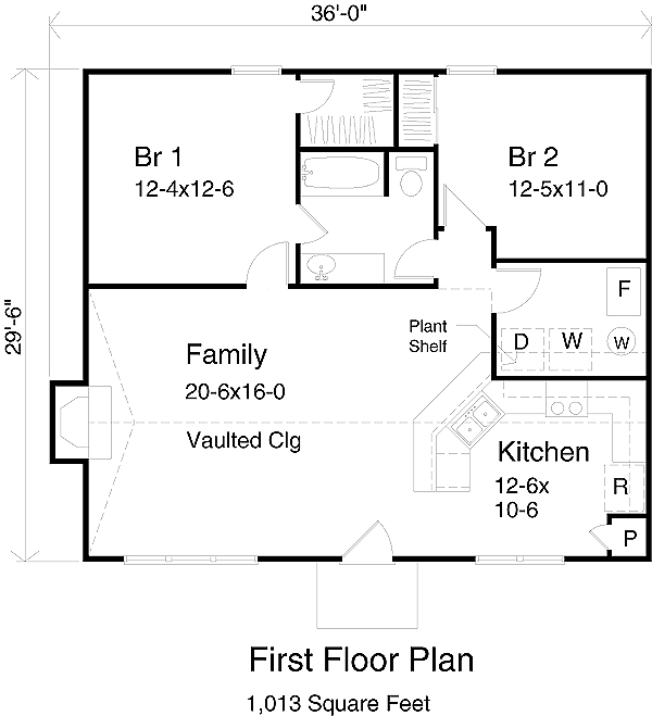 main floor house blueprint
