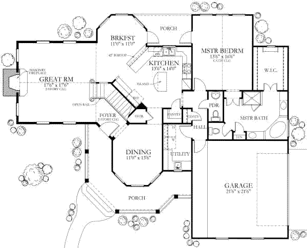 main floor house blueprint