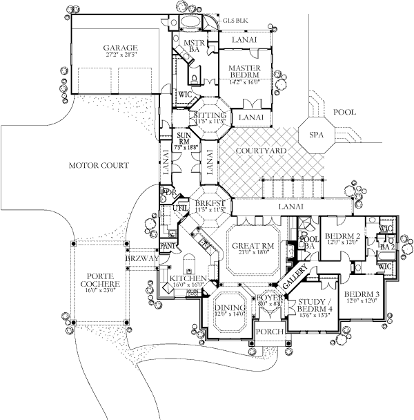 main floor house blueprint