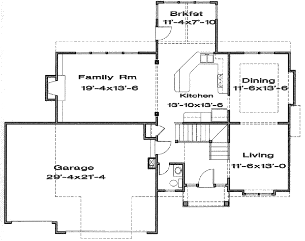 main floor house blueprint
