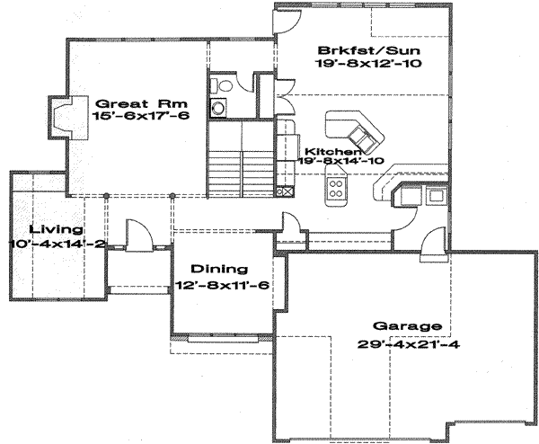 main floor house blueprint