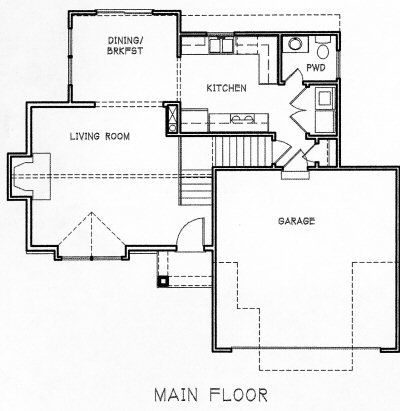 main floor house blueprint