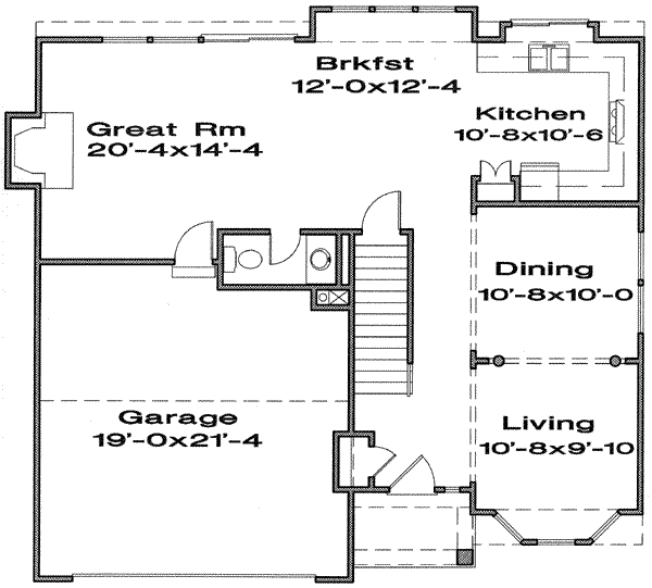 main floor house blueprint