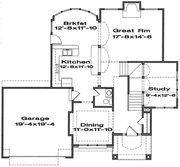 main floor house blueprint