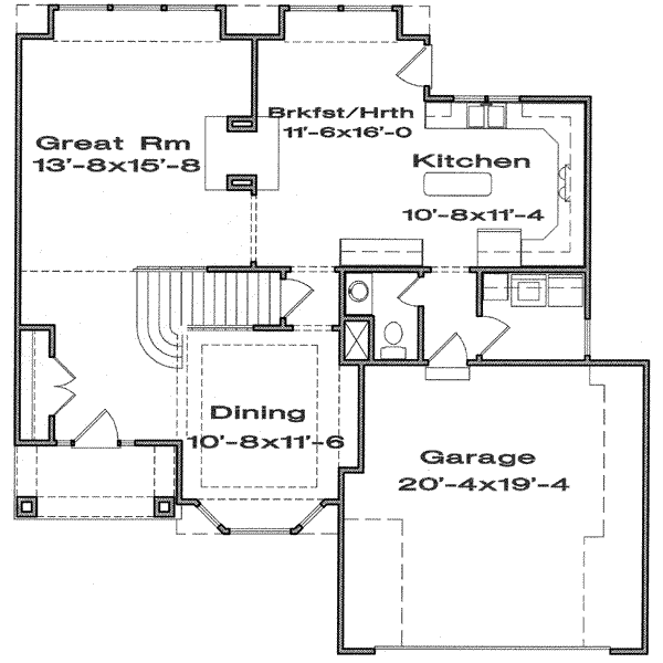 main floor house blueprint