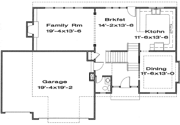 main floor house blueprint