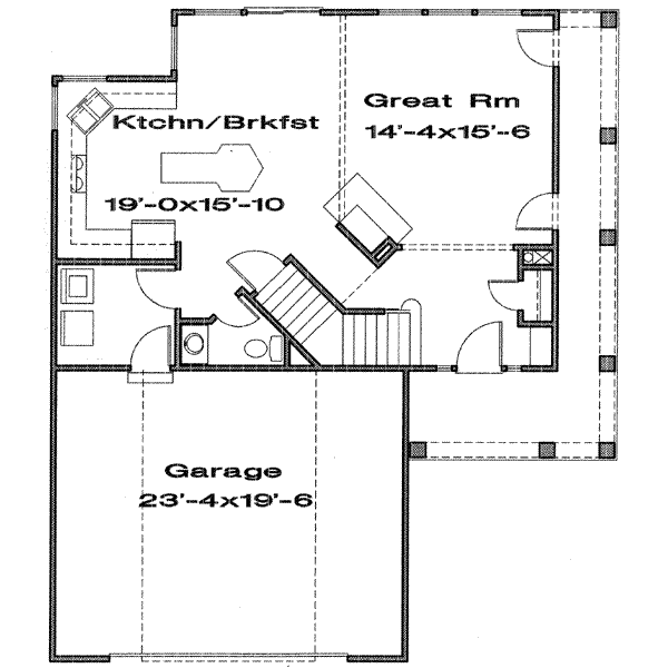 main floor house blueprint