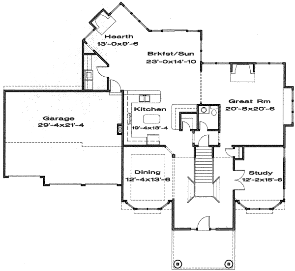main floor house blueprint