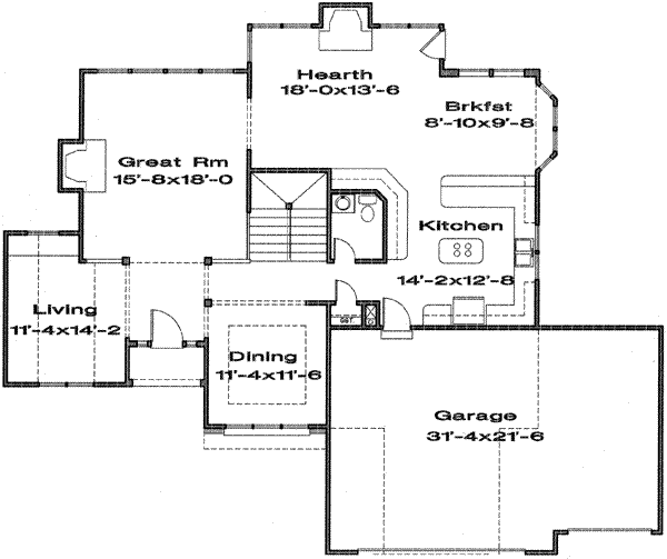 main floor house blueprint